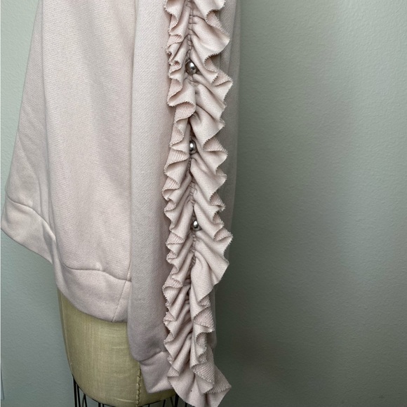 Trouvé pink ruffle sleeve sweatshirt - Picture 7 of 7